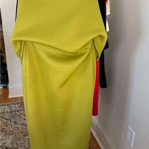 ASOS Lime Asymmetrical Dress